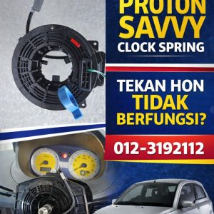 PROTON SAVVY CLOK SPRING HON TANPA AIRBAG