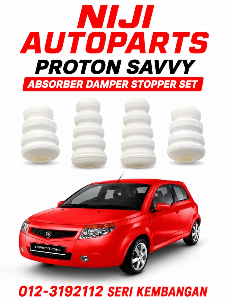 PROTON SAVVY ABSORBER DAMPER STOPPER SET