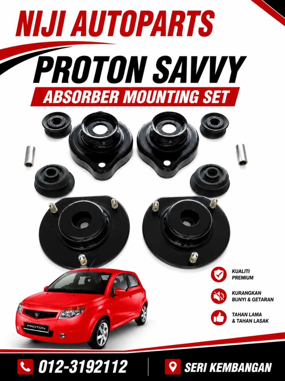 PROTON SAVVY ABSORBER MOUNTING SET