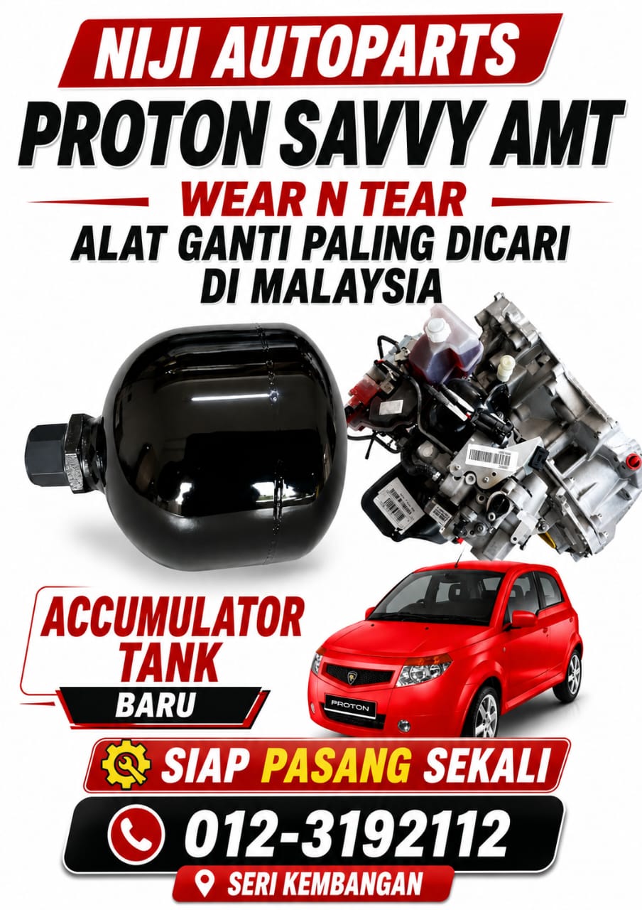 PROTON SAVVY AMT ACCUMULATOR TANK BARU