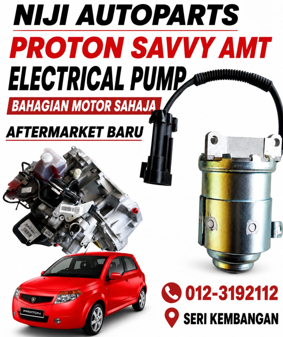 PROTON SAVVY AMT ELECTRICAL PUMP BAHAGIAN MOTOR