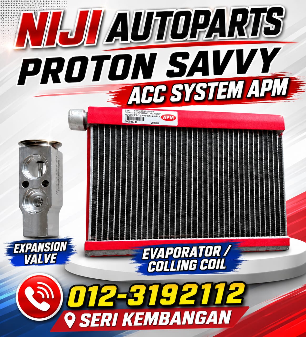 PROTON SAVVY APM SYSTEM Evaporator Cooling Coil Expansion Valve