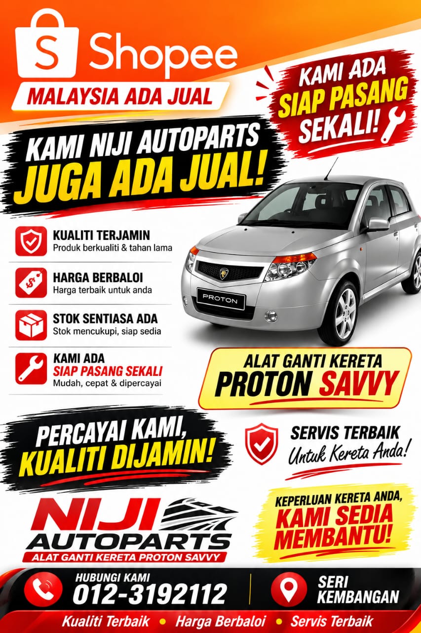 SHOPEE MALAYSIA DAN NIJI AUTOPARTS