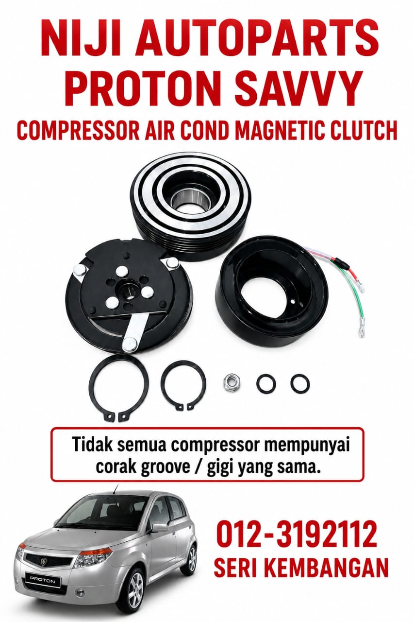 proton savvy compressor air cond magnetic clutch