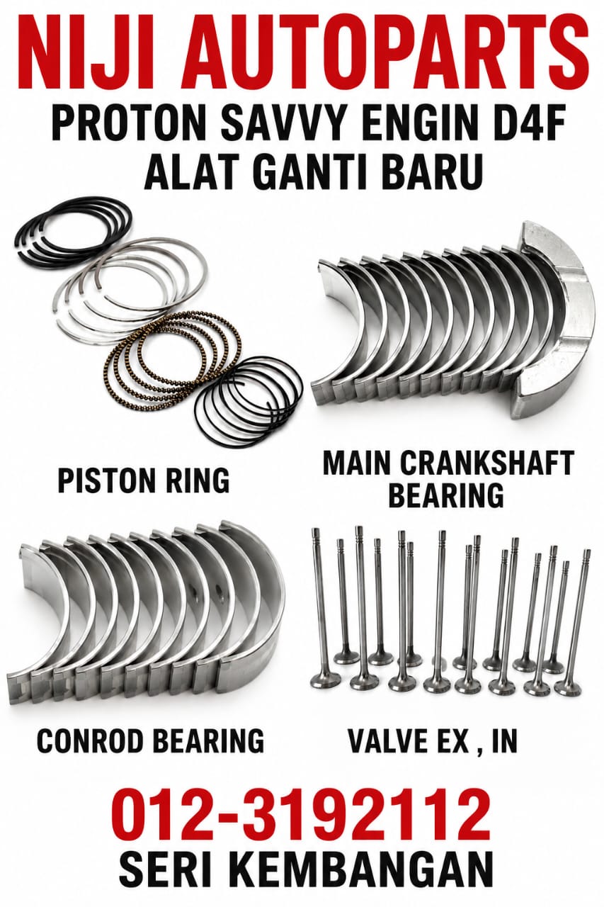 proton savvy d4f engin alat ganti